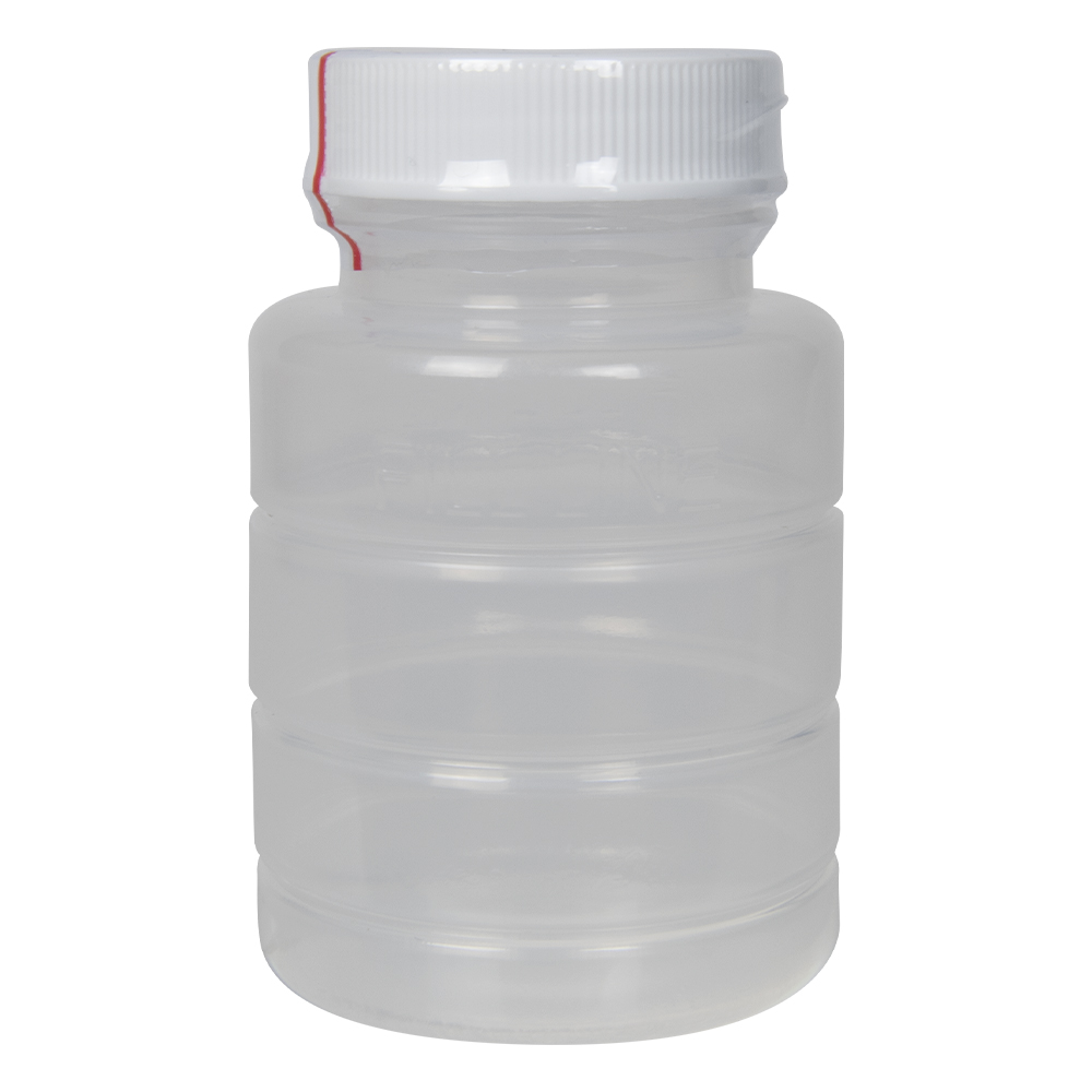 3 oz. Polypropylene Bottle with Cap & Clear Tamper Evident Band
